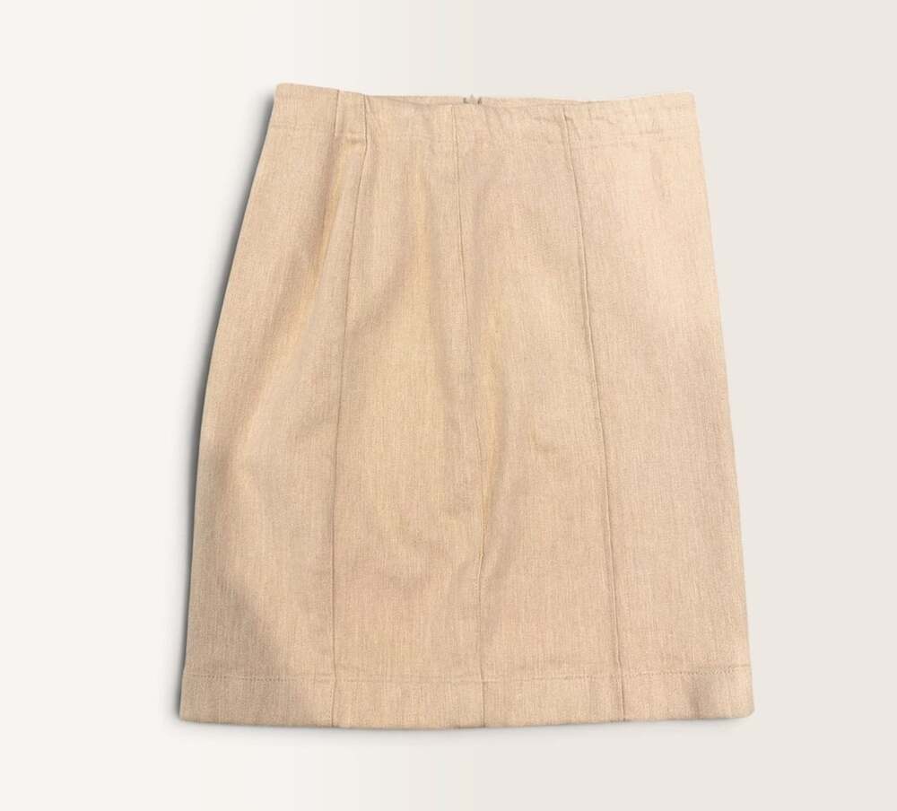 The Row Skirt Size S Beige Cotton Blend Pencil